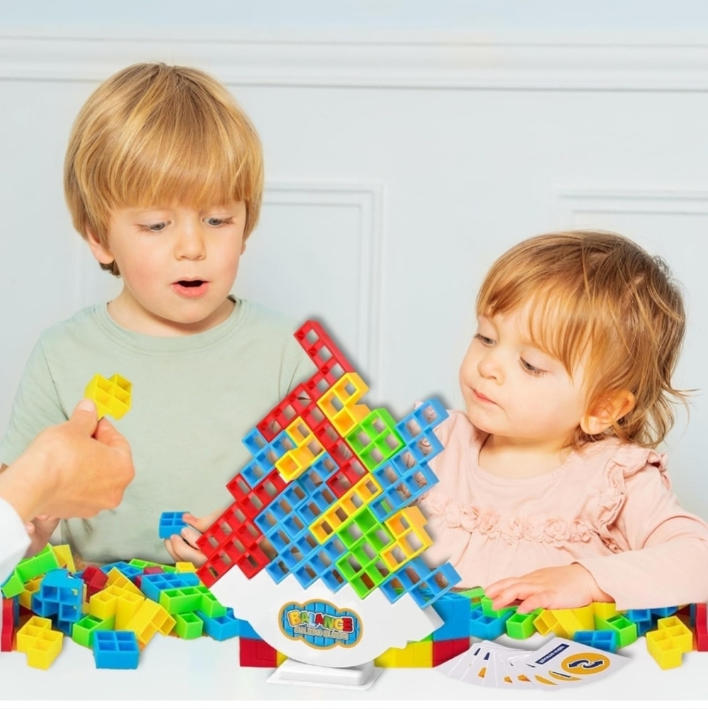 48 Pcs Tetra Tower Game Blocks